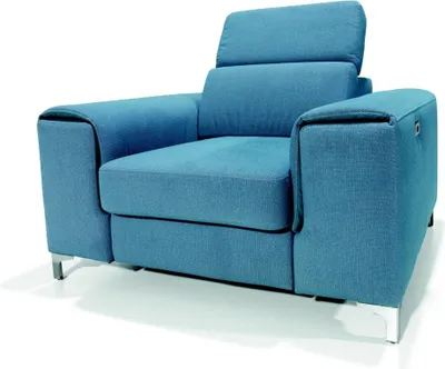 Immagine prodotto di Poltrona elettrica home cinema relax club televisione 1 posto relax poggiapiedi divano