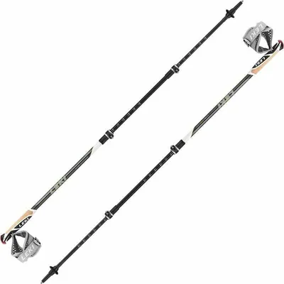 Zdjęcie produktu dla Leki Traveller Carbon Midnightblue Dark Metallic/Llight Anthracite/White 90 - 130 cm Kije nordic walking