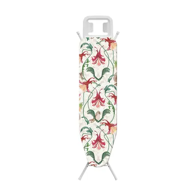 Produktbild von Rörets Bügelbrett Next, Weiß, 32x108 cm Bügelfläche, höhenverstellbar 74-90 cm, Bügeleisenhalter