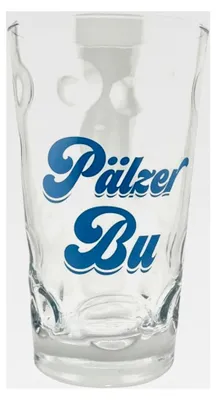 Produktbild von Pälzer Bu Dubbeglas 0,5 L - Das Schorleglas für Pfälzer