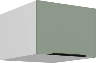 Produktbild von Hängeschrank mit Flügeltüren LUNARA – Breite 50 cm, grün/weiß