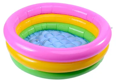 Produktbild von Dreischichtiges Regenbogen-Weltraumspielzeug, Sandtisch, Angeln, kleiner Pool, Kind, aufblasbar, Schwimmen