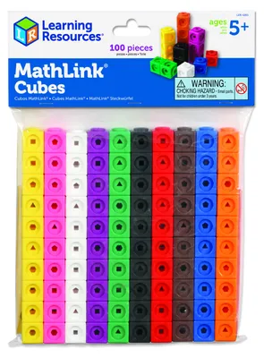 Obrázek produktu pro Learning Resources MathLink Cubes, 5 rok/roky, Plast, Vícebarevný