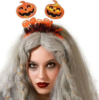 Immagine prodotto di Tiara di zucca di Halloween Atosa Arancione Arancione Taglia unica