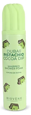 Image de Biovene, crème hydratante pour le corps, parfum pistache-cacao, mousse douche, 250 ml