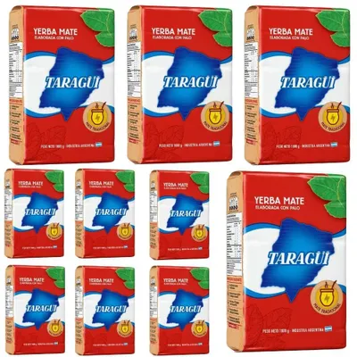 Productafbeelding van Yerba Mate Taragui set met stokje, 10 kg