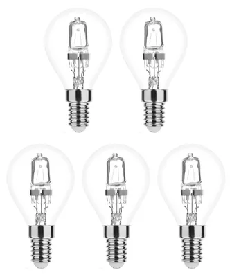 Produktbild von Modee E14 Halogen Kugellampe P45 42W 624lm 2700K Warmweiß Dimmbar 5 Stück