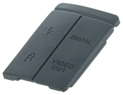 Produktbild von vhbw Kontaktabdeckung kompatibel mit Canon EOS 5D Kamera für PC, Fernbedienungs-, VIDEO OUT und DIGITAL Anschluss - Gummi Schwarz