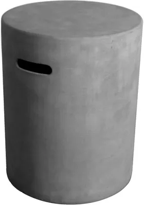 Produktbild von Abdeckung für Gasflaschen, Beton-Optik grau Faser-Beton,für 5kg Gasbehälter