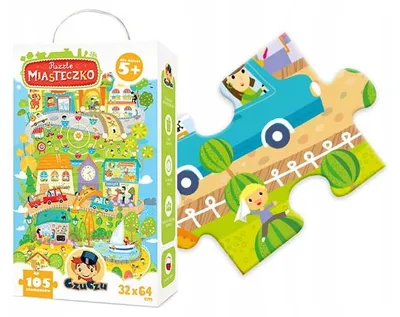 Produktbild von CzuCzu Puzzle Stadt 105 Teile für Kinder
