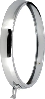 Image de Anneau de phare chromé, design mince - pour Simson S51, S70, S53N