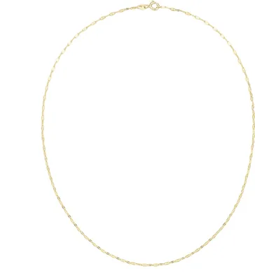 Produktbild von Kette Luigi Merano fantasieförmig mit diamantierten Gliedern, Gold 375 Gold 45 cm