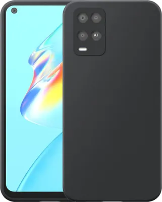 Zdjęcie produktu dla Etui na telefon Oppo A54 4G Czarny Elastyczne etui z silikonu TPU - Elastyczne etui na tył z silikonu TPU - Czarny - Smartphonics