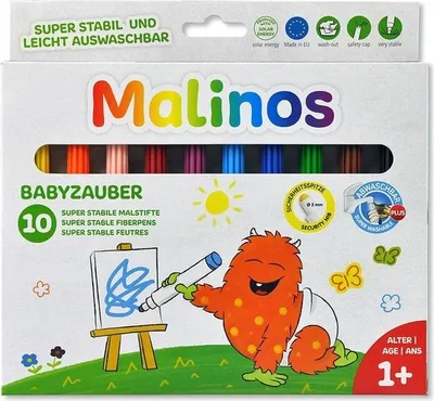 Produktbild von Amewi Malinos Babyzauber (ab 1 Jahr) 10 Malstifte
