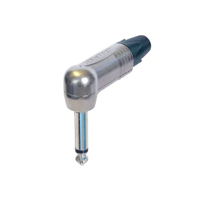 Obrázek produktu pro Neutrik - Jack konektor, 2kolíkový samec, 6,3 Mm, 90°, Nikl