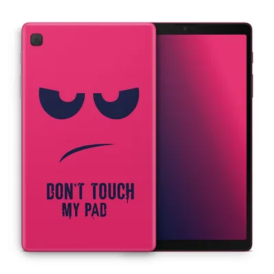 Zdjęcie produktu dla Pokrowiec na tablet Apple Silikonowe etui ochronne z motywem, wybierz model: Apple iPad mini 5, wybierz motyw: Dont Touch My Pad Pink