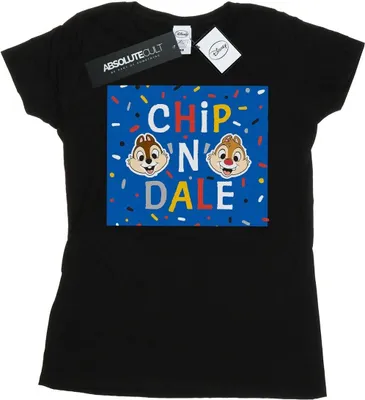 Produktbild von Disney - "Chip N Dale" T-Shirt für Damen BI32012 (L) (Schwarz)