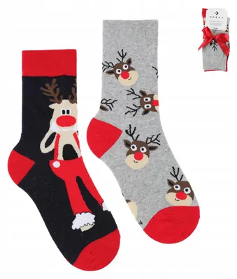 Produktbild von Moraj Herren Weihnachts-Socken 2er-Pack Größe 39-42