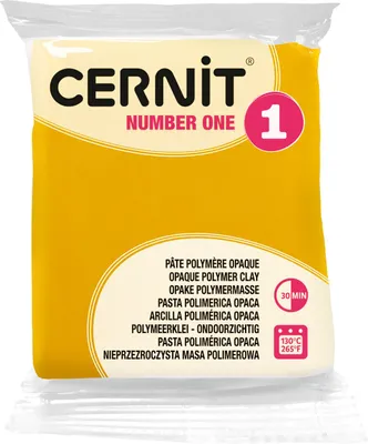 Zdjęcie produktu dla Cernit Polymer Clay N°1 Glinka polimerowa Yellow 56 g