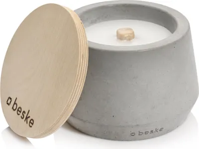 Produktbild von Beske Betonfeuer ‘Steller’, andere, Grau, Weiß, Holz, 1 Stück(e)