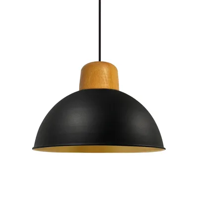 Produktbild von Pendelleuchte Hängelampe I Lipeo I Ø40 cm E27 Metall Deko Schwarz Modern Lampe