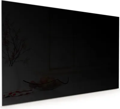 Produktbild von Küchenrückwand Spritzschutz Glas mit Motiv Schwarzer Hintergrund 40 x 40 cm