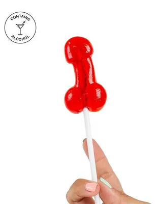 Immagine prodotto di Lecca-lecca per il pene al gusto di daiquiri alla fragola con alcool