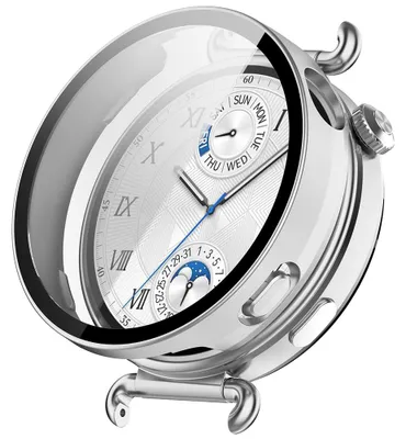 Obrázok produktu pre Techsuit - Defense360 Pro + Screen Protector ochranný rámik s krytom displeja pre Huawei Watch GT 6 41mm - strieborný