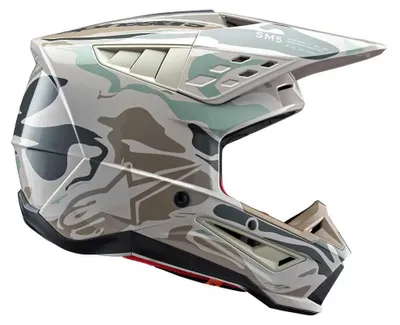 Zdjęcie produktu dla Kask motocrossowy Alpinestars S-M5 Mineral 2024, szary, M (57/58)