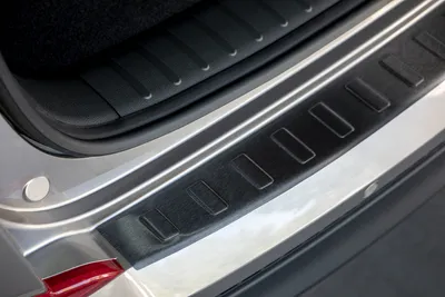 Produktbild von Edelstahl Ladekantenschutz Anthrazit für Hyundai Tucson 2 2015-2018