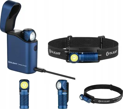 Immagine prodotto di Lampada frontale a LED Olight Perun 3 Mini Premium blu 1250 lm 160 m 20 giorni