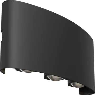 Produktbild von Maytoni O417WL-L6B3K, 3000 K, IP54, Schwarz