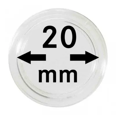 Produktbild von Lindner 2250020P Münzkapseln 20 mm-10er Pack