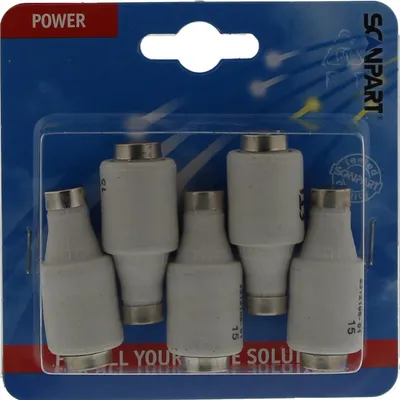 Produktbild von 5x Scanpart Schmelzsicherung Schmelzeinsätze 20A DZ Flink, 500V