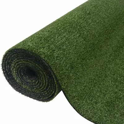 Produktbild von Grüner Kunstrasen, 7/9 mm, 1 x 10 m für Heim und Garten