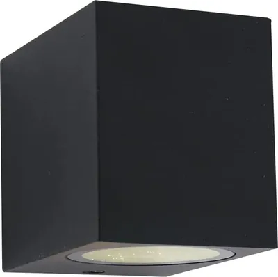 Produktbild von Shada Außenleuchte Wandleuchte Aluminium, Schwarz, Strahler, Eckig, GU10