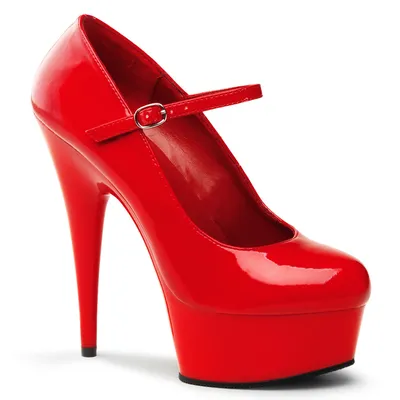 Produktbild von DELIGHT-687 Damen Pumps von Pleaser, Rot , EU 38, US 8