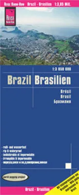 Produktbild von Reise Know-How Landkarte Brasilien / Brazil (1:3.850.000)