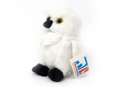 Image de Cornelissen - Doudou - Hibou des neiges blanc - 14 cm