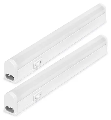 Produktbild von 2 x LED Unterbauleuchte Lightbar Connect Linex 30cm Weiß IP20 5W 500lm warmweiß 3000K mit Schalter