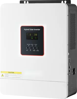 Produktbild von Solar Hybrid-Wechselrichter - Inselwechselrichter 4000 W - Von 24 V DC auf 230 V AC - MPPT-Solarladeregler 120 A - WLAN - Einphasig - Für netzunabhängige Blei- & Lithium-Batterien