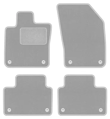 Immagine prodotto di Tappetini in moquette per Volvo V60 II 2018- (station wagon/berlina) – set 4 pezzi, grigi, su misura – Wielganizator OSLO