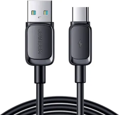 Produktbild von Kabel S-AC027A14 USB auf USB C / 3A/ 1,2m (schwarz)