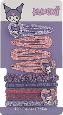 Imagen del producto de Conjunto de accesorios de Hello Kitty y Kuromi: un set de belleza para pequeñas estilistas