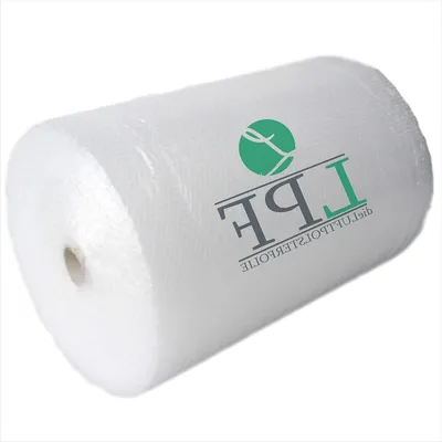 Productafbeelding van Luchtkussenfolie Rol - Verpakkingsfolie Noppenfolie - Goederen Beschermen - Dubbellaags Kwaliteit - 50cm x 25m - Transparant