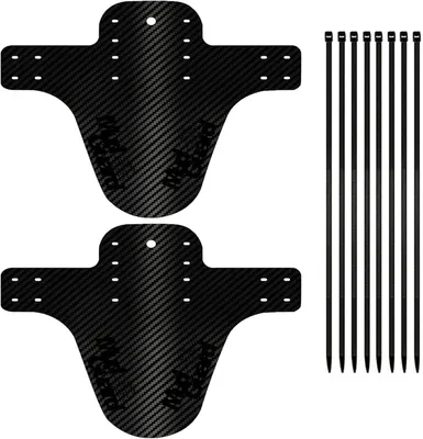 Imagen del producto de Guardabarros para bicicletas de montaña, juego de 2 unidades, para rueda delantera y trasera, color , para bicicletas de montaña
