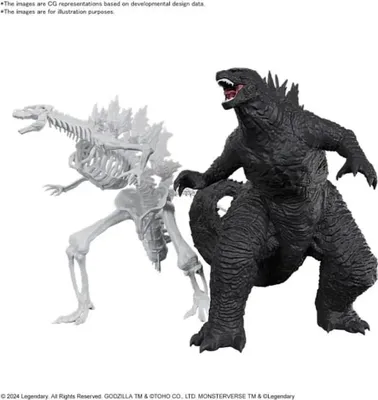 Zdjęcie produktu dla Godzilla x Kong: The New Empire Zestaw plastikowych modeli Godzilla