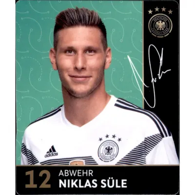 Produktbild von 12 - Niklas Süle - REWE WM18 Sammelkarte