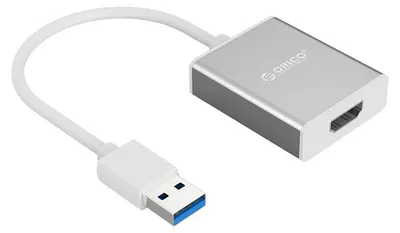 Image de Adaptateur Orico UTH USB-A 3.0 vers HDMI – Argent