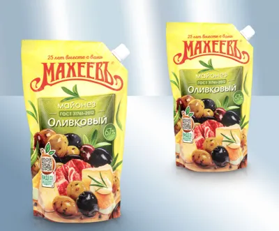 Produktbild von Macheew Maheev Mayonnaise mit Olivenöl 380g Махеев Майонез оливковый